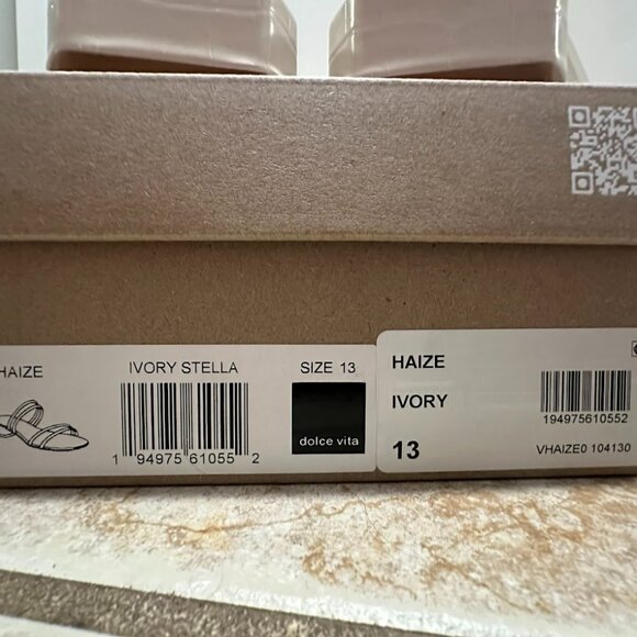 Dolce Vita Haize Ivory Stella Sandal, Size 13 - Picture 2 of 5